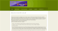Desktop Screenshot of dinewithadoc.com